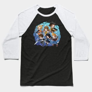 Fanart Final Fantasy 8 Squad Chibis Baseball T-Shirt